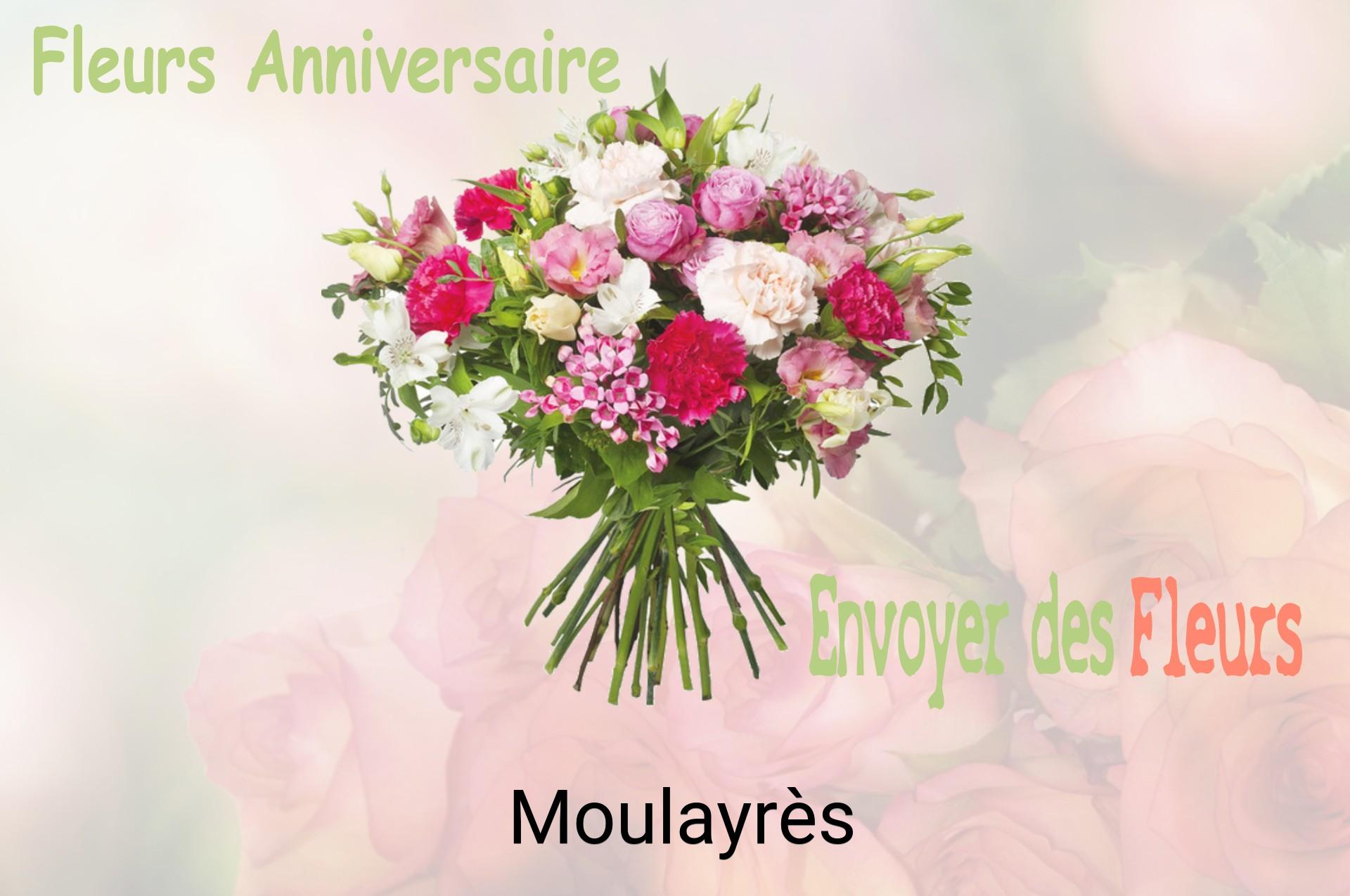 Bouquet de fleurs d’anniversaire livré à Moulayrès